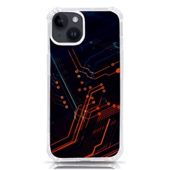 Abstract Colorful Circuit Iphone 14 Tpu Uv Print Case