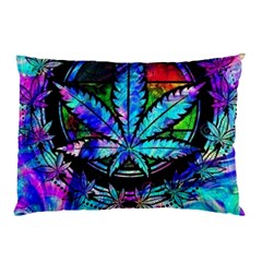 Cannabis Psychedelic Pillow Case (two Sides)