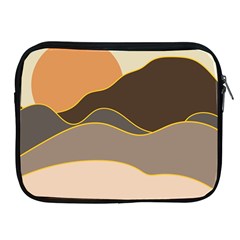 Boho Bohemian Hills Nature Drawing Apple Ipad 2/3/4 Zipper Cases