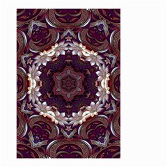 Rosette Kaleidoscope Mosaic Abstract Background Small Garden Flag (two Sides)