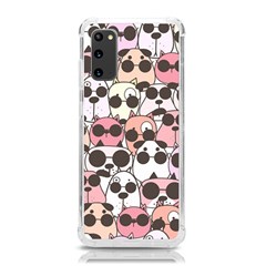 Cute-dog-seamless-pattern-background Samsung Galaxy S20 6 2 Inch Tpu Uv Case