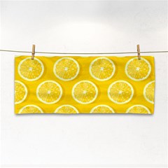 Lemon-fruits-slice-seamless-pattern Hand Towel