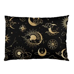 Asian Seamless Pattern With Clouds Moon Sun Stars Vector Collection Oriental Chinese Japanese Korean Pillow Case