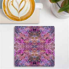 Fuchsia Intarsio Uv Print Square Tile Coaster 