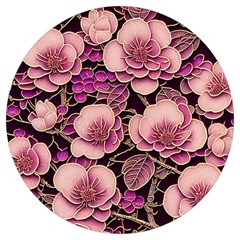 Plum Blossom Blossom Round Trivet