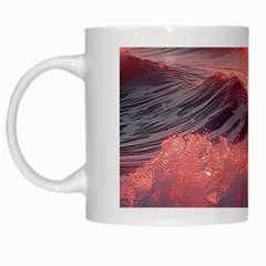 Ocean Waves Sunset White Mug