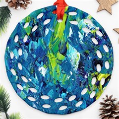 Painting-01 Round Filigree Ornament (two Sides)