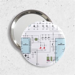 Circuits-electronics-atmel 2 25  Handbag Mirrors