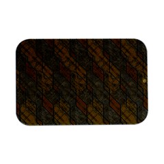 Background-batik Open Lid Metal Box (silver)  