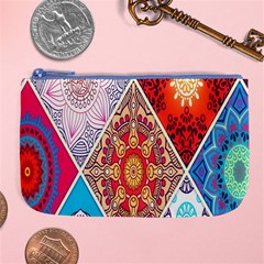 Mandala Pattern, Desenho, Designs, Glitter, Pattern Large Coin Purse