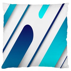 Abstract, Desenho, Flat, Google, Material Large Cushion Case (one Side)