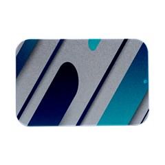 Abstract, Desenho, Flat, Google, Material Open Lid Metal Box (silver)  