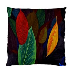 Leaves, Colorful, Desenho, Falling, Standard Cushion Case (one Side)