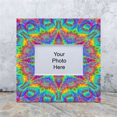 Mandala, Pattern, Abstraction, Colorful, Hd Phone White Box Photo Frame 4  X 6 