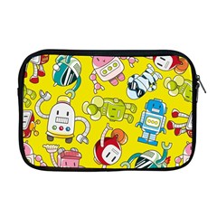 Robot Pattern Apple Macbook Pro 17  Zipper Case