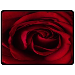 Rose Maroon Fleece Blanket (large)