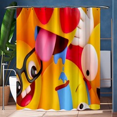 Emojis, Emoji, Hd Phone Wallpaper Shower Curtain 60  X 72  (medium) 