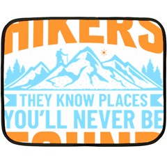 Be Nice To Hikers T- Shirt Be Nice To Hikers T- Shirt Yoga Reflexion Pose T- Shirtyoga Reflexion Pose T- Shirt Fleece Blanket (mini)