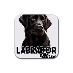 Black Labrador T- Shirt Black Labrador - Labrador Mom T- Shirt Yoga Reflexion Pose T- Shirtyoga Reflexion Pose T- Shirt Rubber Coaster (square)