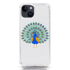 Peacock T-shirtwhite Look Calm Peacock 28 T-shirt (1) Iphone 14 Tpu Uv Print Case
