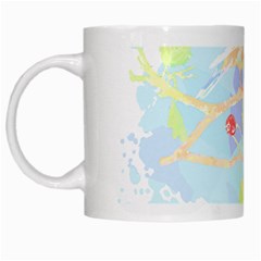 Birds Illustration T- Shirtbird T- Shirt (2) White Mug