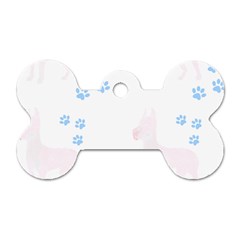 Great Dane T- Shirt Great Dane Dog Pattern T- Shirt Dog Tag Bone (one Side)