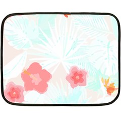 Hawaii T- Shirt Hawaii Efflorescence Pattern T- Shirt Fleece Blanket (mini)