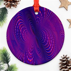 Abstract-fantastic-fractal-gradient Ornament (round)