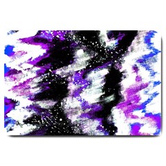 Abstract Canvas-acrylic-digital-design Large Doormat