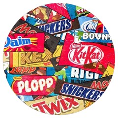 Pop Art Food Cute Patterns Round Trivet
