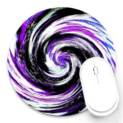 Canvas Acrylic Digital Design Round Mousepad