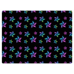 Stars Pattern Art Design Wallpaper Two Sides Premium Plush Fleece Blanket (extra Small)