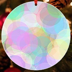 Abstract Background Texture Uv Print Acrylic Ornament Round