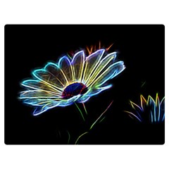 Flower Pattern Design Abstract Background Two Sides Premium Plush Fleece Blanket (extra Small)