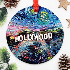 Hollywood Art Starry Night Van Gogh Ornament (round)