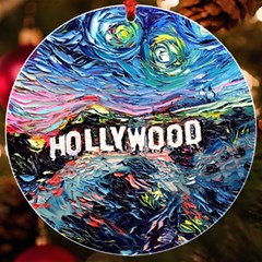 Hollywood Art Starry Night Van Gogh Uv Print Acrylic Ornament Round