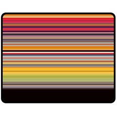 Neopolitan Horizontal Lines Strokes Fleece Blanket (medium)