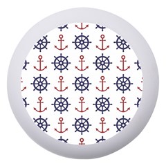 Nautical Seamless Pattern Dento Box With Mirror