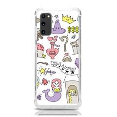 Fantasy Things Doodle Style Vector Illustration Samsung Galaxy S20 6 2 Inch Tpu Uv Case