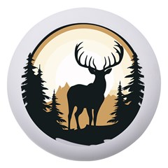 Deer Wildlife Nature Dento Box With Mirror