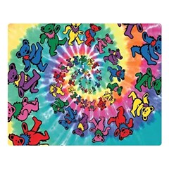 Grateful Dead Artsy Two Sides Premium Plush Fleece Blanket (large)