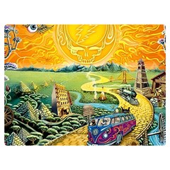 Grateful Dead Golden Road Two Sides Premium Plush Fleece Blanket (extra Small)