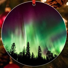 Aurora Borealis Northern Lights Uv Print Acrylic Ornament Round