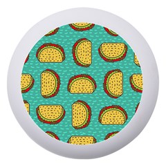 Taco Drawing Background Mexican Fast Food Pattern Dento Box With Mirror