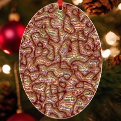 Mind Brain Thought Mental Uv Print Acrylic Ornament Oval