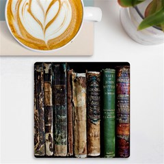 Assorted Color Books Old Macro Uv Print Square Tile Coaster 
