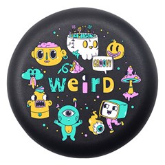 Black Weird Alien Print Dento Box