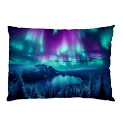 Lake Aurora Borealis Pillow Case