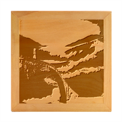 Bridge Of Regret Wood Photo Frame Cube