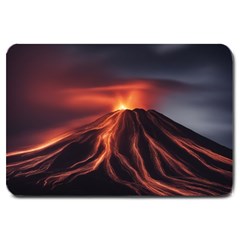 Volcanic Eruption Large Doormat
